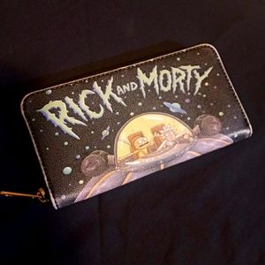 Rick & Morty Zippered Wallet
